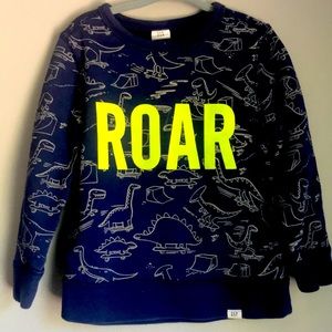 Little Boys GAP sweatshirt, DINO print.🦖 🦕